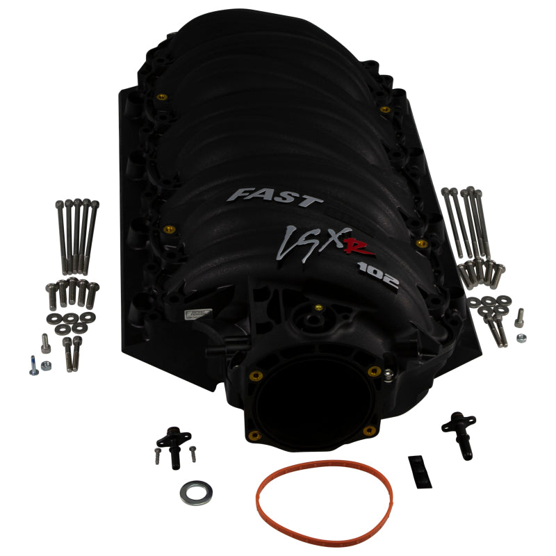 FAST LSXR Manifold 102MM Rect Port - Black