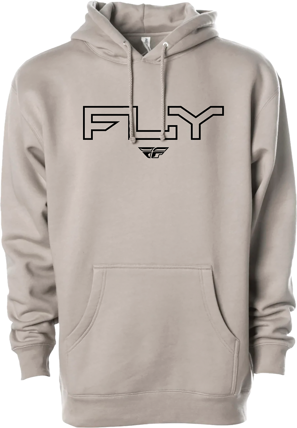 Fly Edge Hoodie Cement 2x