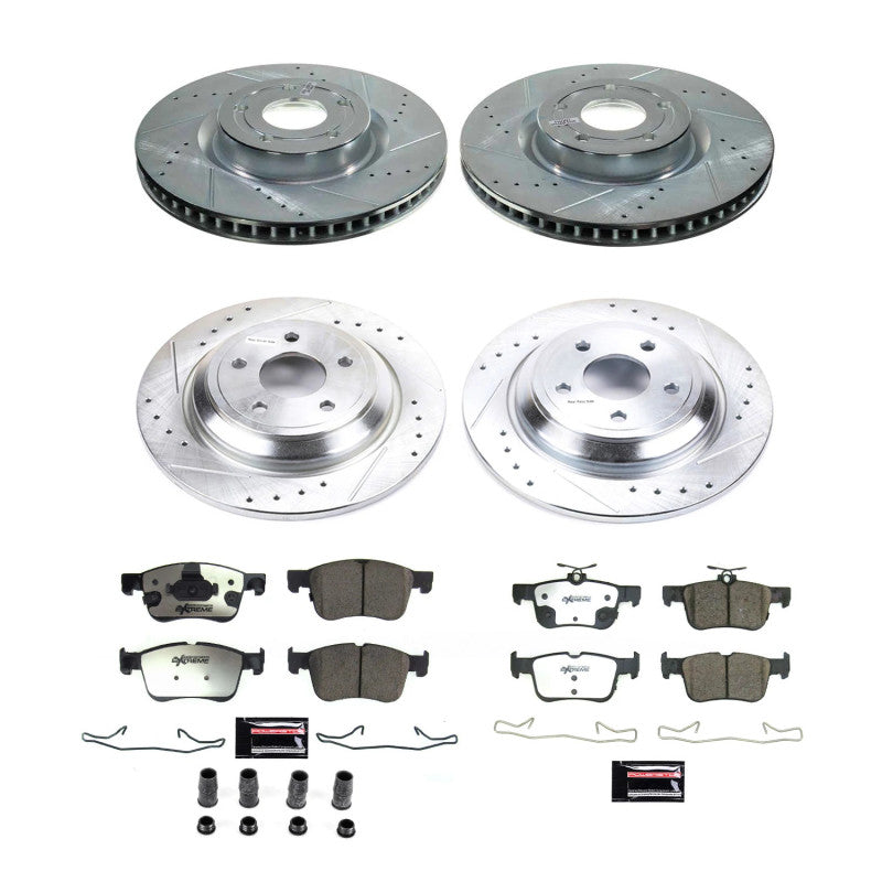Power Stop 21-22 Ford Bronco Sport Front &amp; Rear Z36 Truck &amp; Tow Brake Kit
