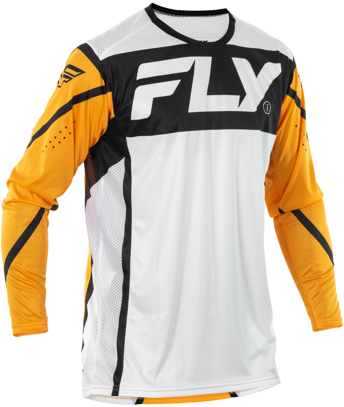 Lite Jersey White/Black/Mustard Sm