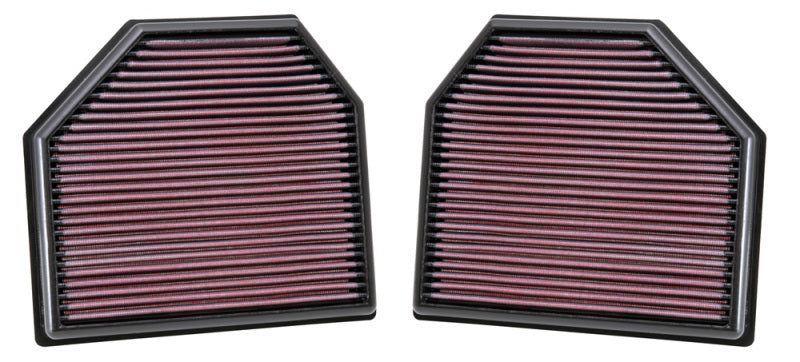 K&amp;N Replacement Air Filter for 11-14 BMW M5/M6 4.4L V8 / 2015 M4/M3 3.0L I6  (2 per box)