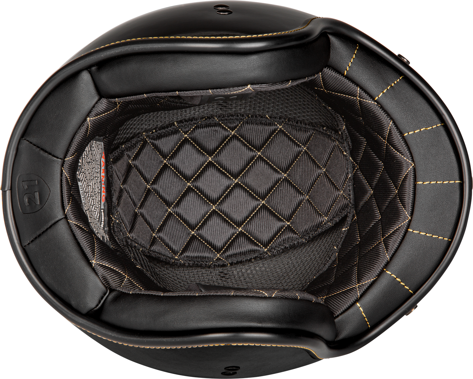 .38 Retro Helmet Gloss Black Md