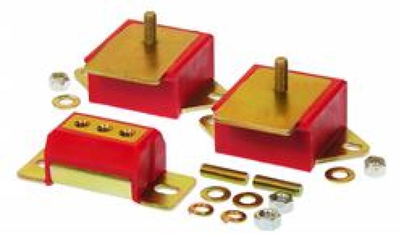 Prothane Jeep Motor &amp; Trans Mount Kit - Red