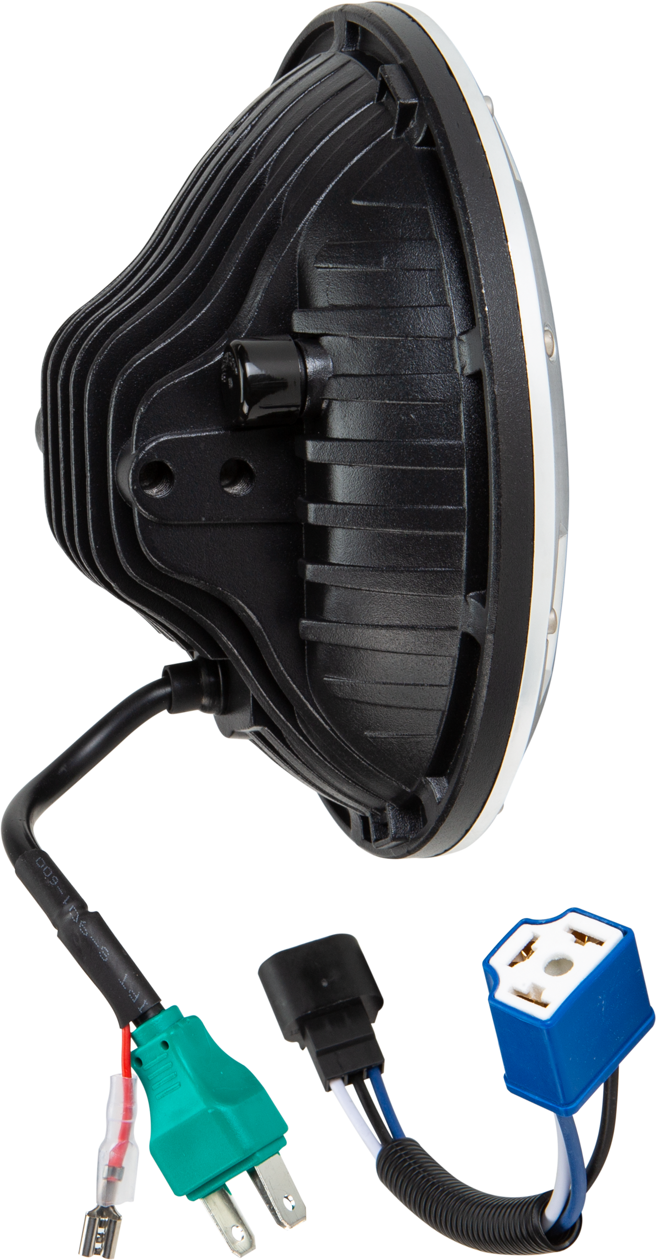 Led Headlight 7" 90w Chrome 3500/2400 Lumens