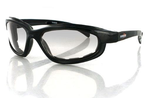 FAT BOY SUNGLASS, BLACK FRAME, ANTI-FOG PHOTOCHROMIC LENS