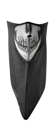 NEODANNA, 100% COTTON BANDANNA W/NEOPRENE, SKULL