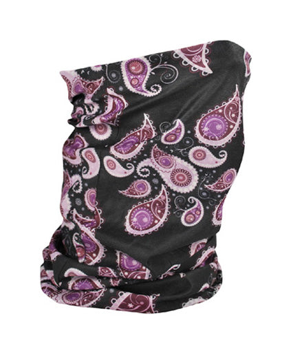MOTLEY TUBE&amp;TRADE;, POLYESTER, PURPLE PAISLEY