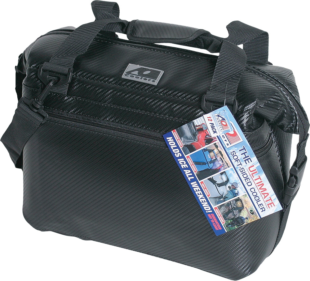 Carbon Cooler 36/Pk Black 21"X10"X12"