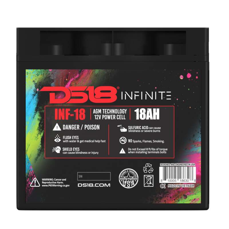 DS18 750 Watts 18 AH Infinite AGM Power Cell Battery
