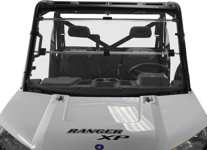 QuadBoss 15-19 Polaris Ranger 1000 Diesel Windbreak Folding Windshield