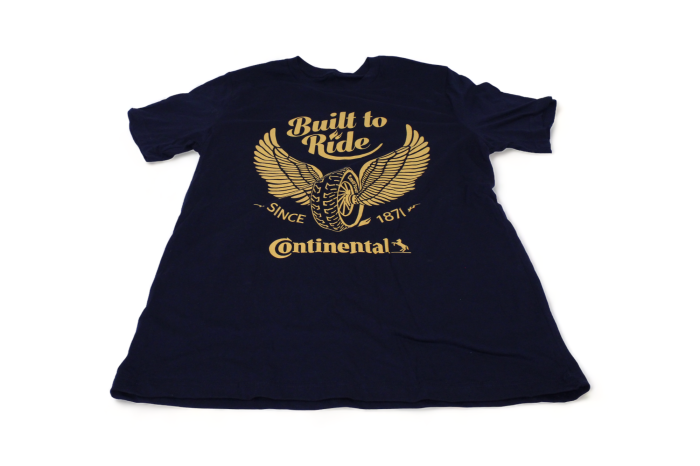 CONTINENTAL TEE SHIRT, BLACK, XX-LARGE