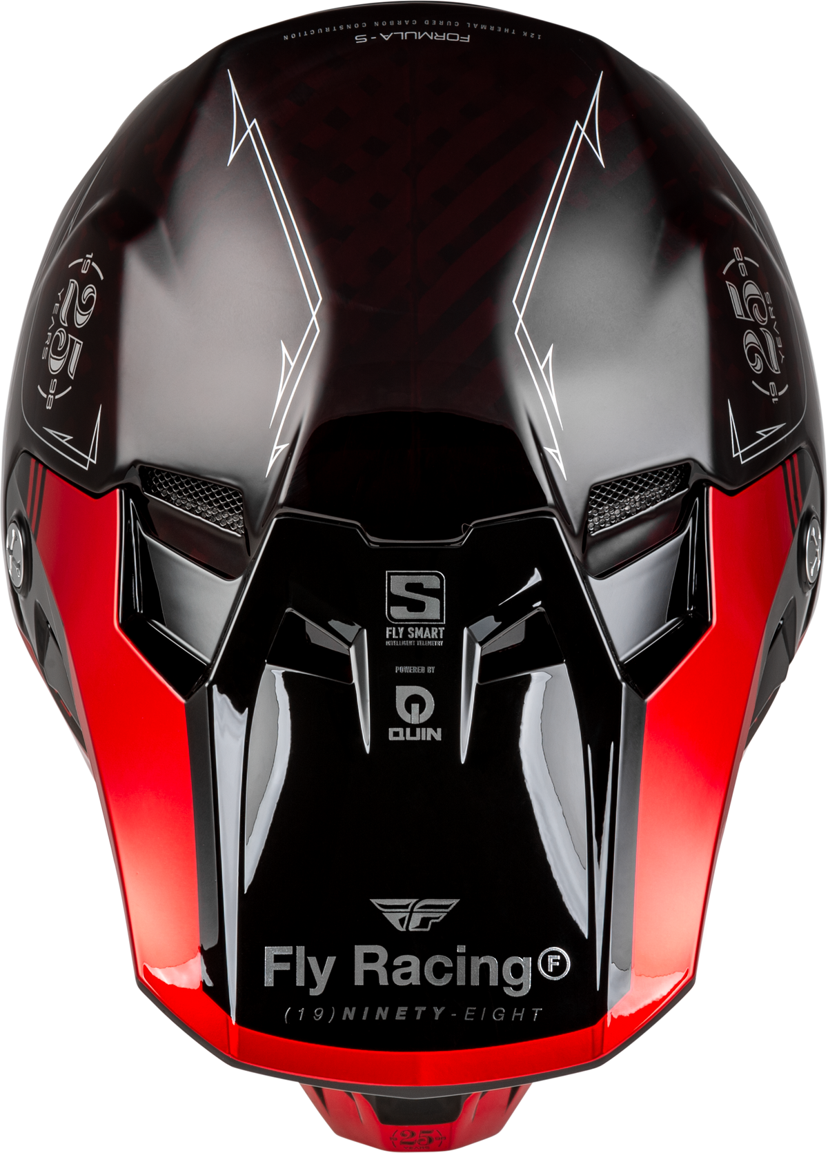 Formula S Carbon Legacy Helmet Red Carbon/Black Sm