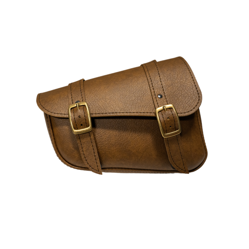 Willie &amp; Max HD Sportsters,Honda Rebel,Custom Hard Tails Brass Monkey Swingarm Bag 4.0 - Warm Brown