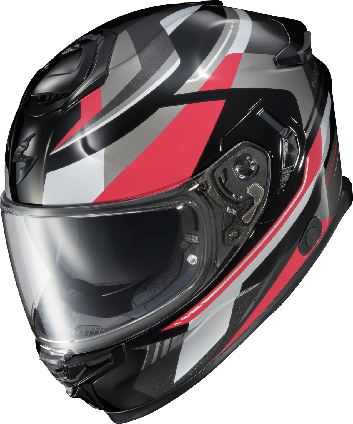 Exo Eclipse Full Face Helmet Lunar Red/White/Black Sm