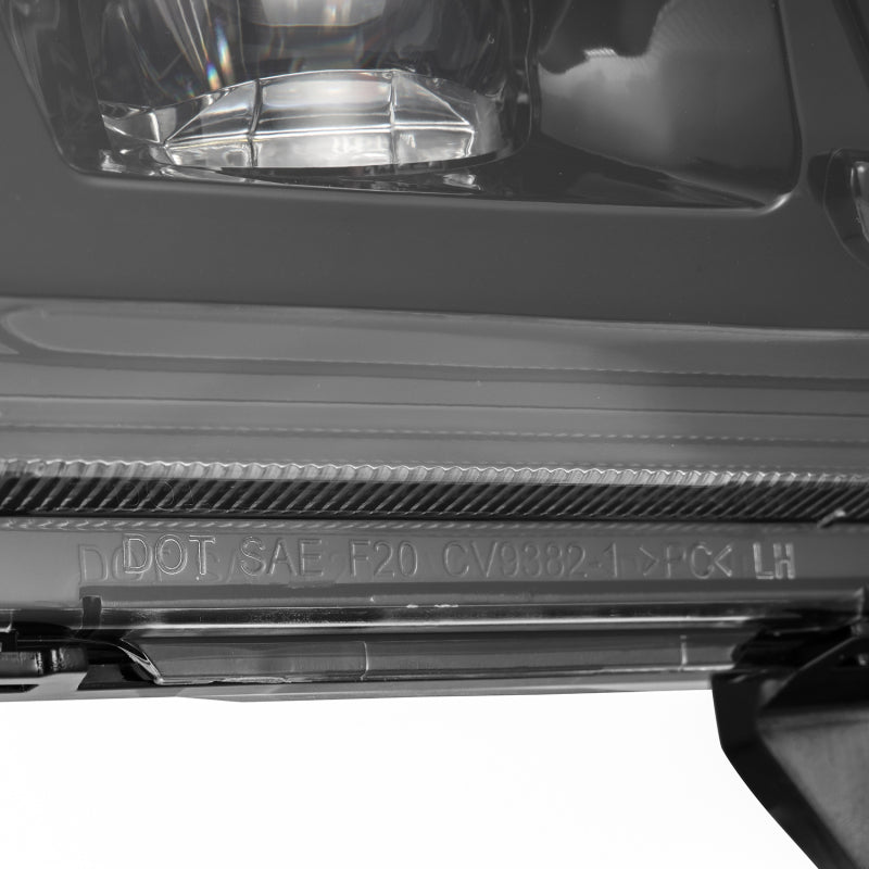 AlphaRex 19-23 Chevrolet Silverado 2500/3500HD DoubleTap Dual Color LED Projector Fog Lights