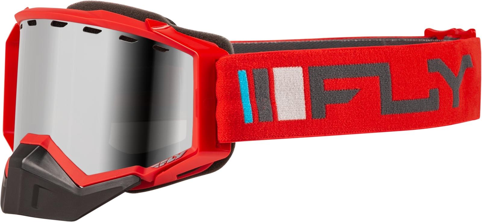 Zone Snow Goggle Red/Charcoal W/ Silver Mirror/Smoke Lens
