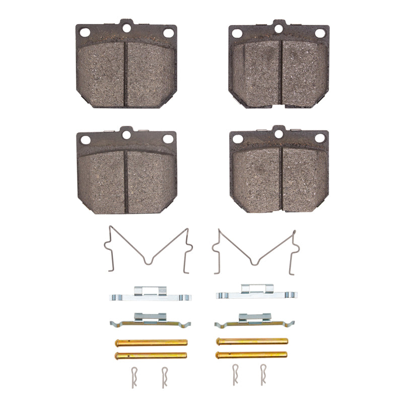 R1 1969-1983 Nissan 240Z Front R1 Semi Met Pads &amp; Hardware Kit