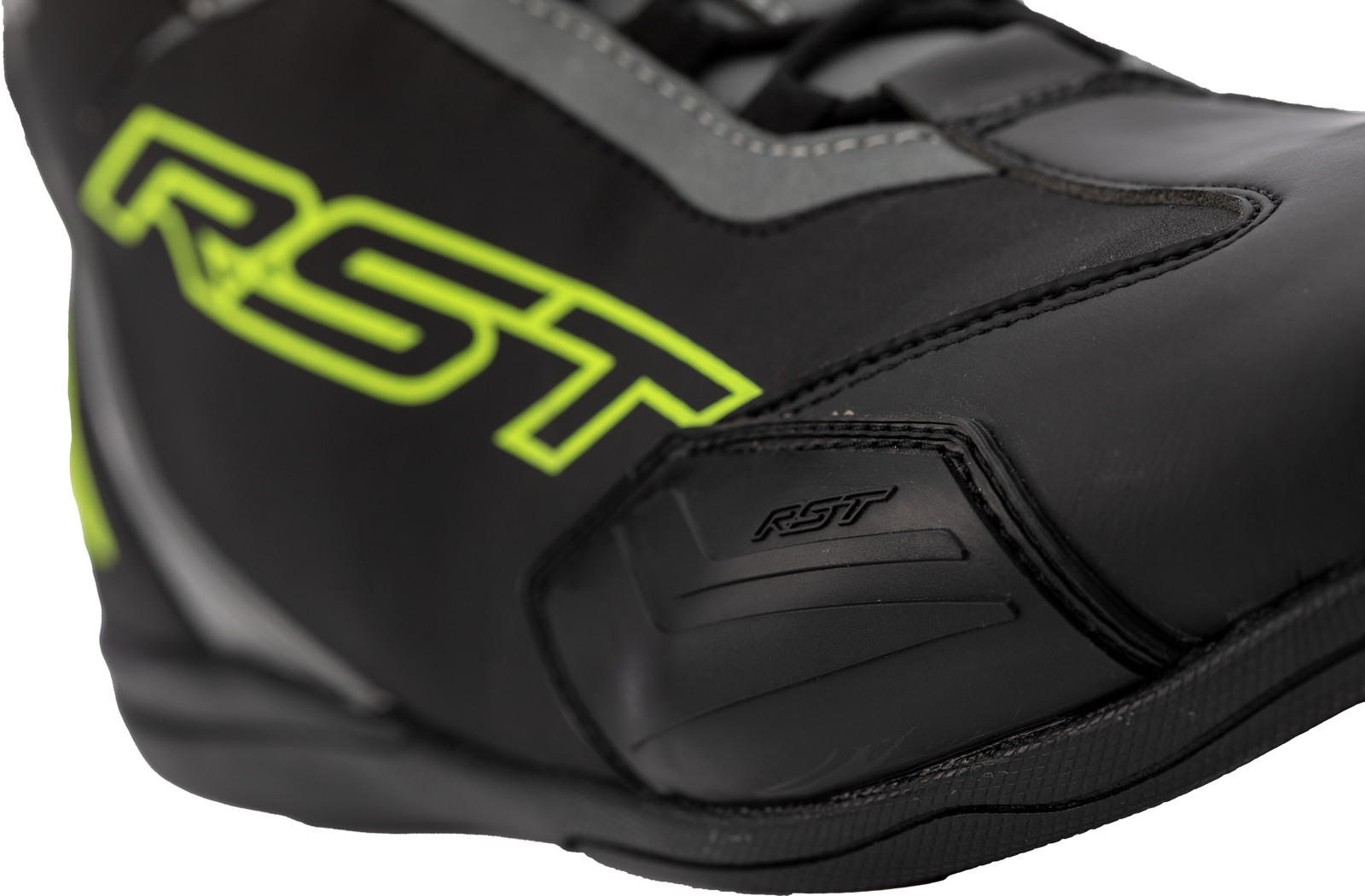 Sabre Moto Shoe Ce Boot Blk/Gry/Flo Yellow Sz 11.5