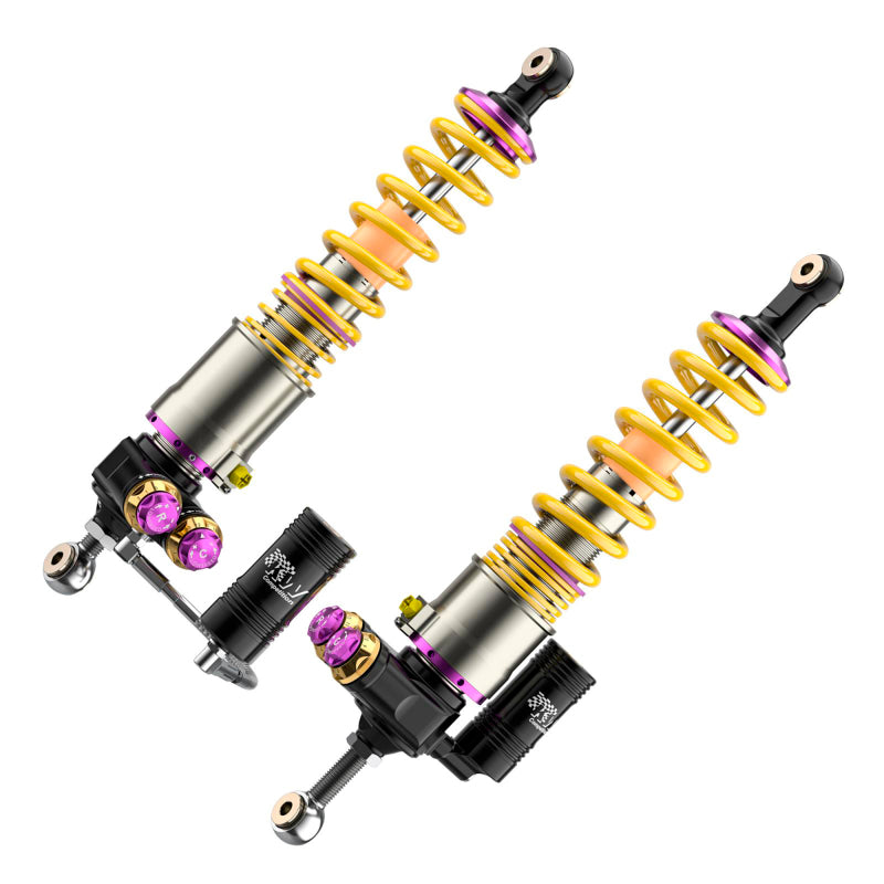 KW Porsche Carrera GT HLS & V5 Coilover Kit w/ Black Springs