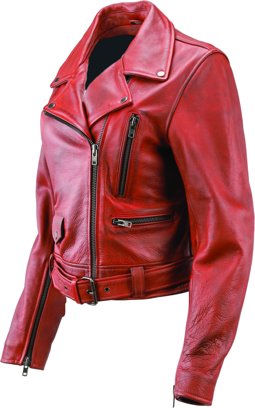 Kuryakyn Leather By River Road Arabian Spice Leather Jacket Black Womens - Small