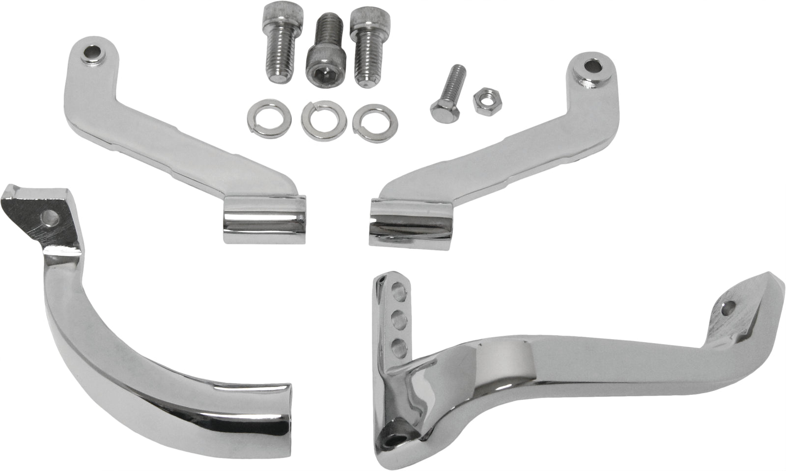 Floorboard Mounts Chrome Frt Flh/Flt 93 09 Tour Cvo 06 14