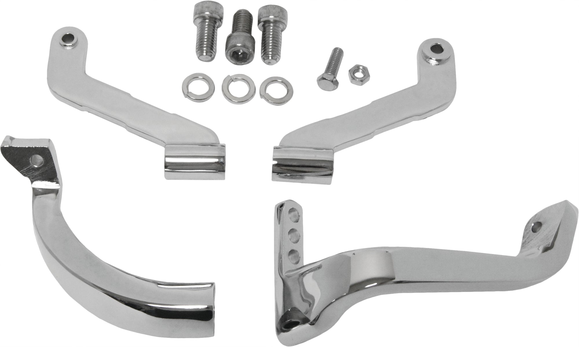 Floorboard Mounts Chrome Frt Flh/Flt 93 09 Tour Cvo 06 14