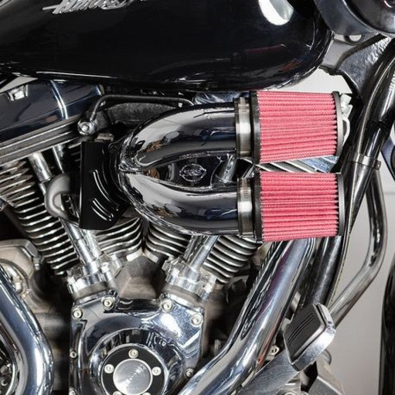 S&amp;S Cycle 08-16 Touring Intake Runner Induction Kit - Chrome