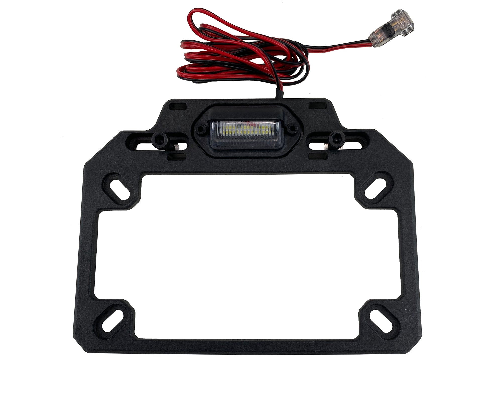 Adjustable License Plate Bracket W/ Led Light