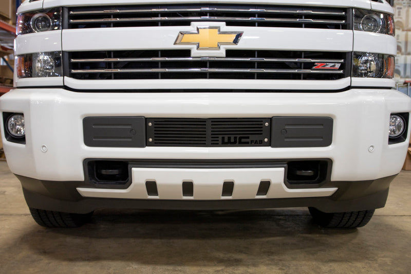Wehrli 15-19 Chevrolet Silverado HD 6.6L LML/L5P Duramax Bumper Grille - Fine Texture Black