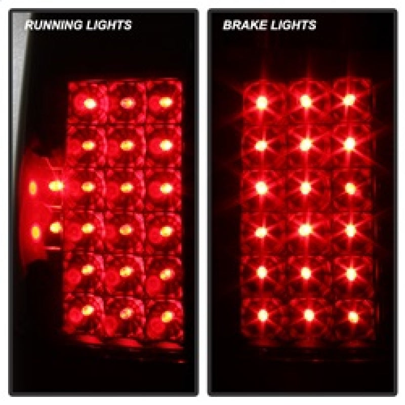 xTune Ford F250/350/450/550 Super Duty 99-07 LED Tail Lights Black Smoke ALT-JH-FF15097-LED-BKSM