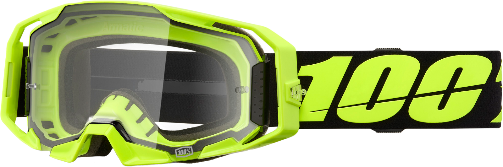 Armatic Goggle Neon Yellow Clear Lens