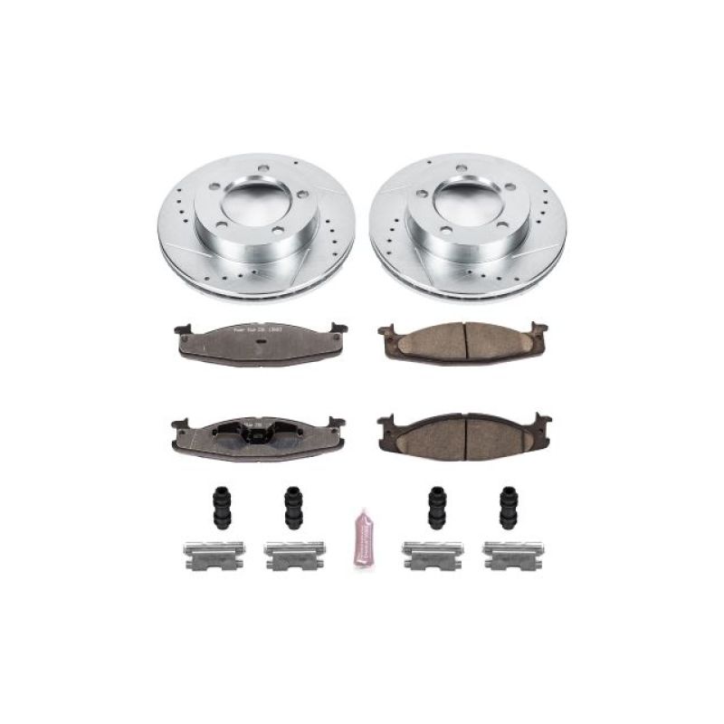 Power Stop 94-96 Ford Bronco Front Z36 Truck &amp; Tow Brake Kit