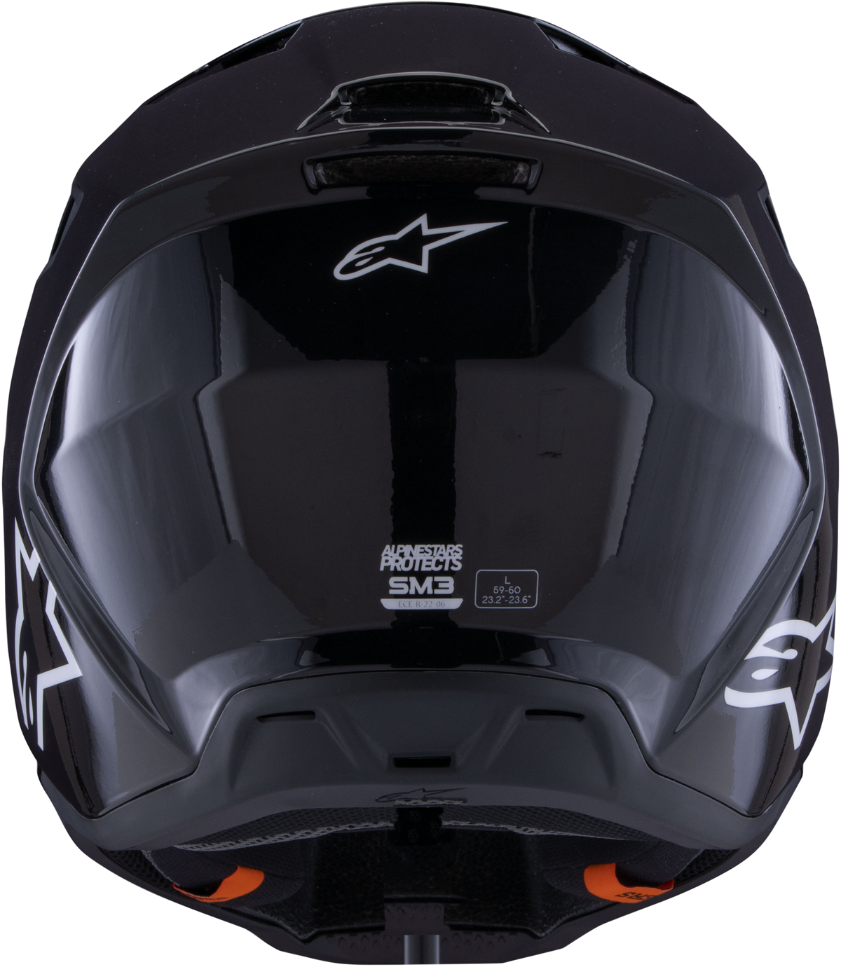 Sm3 Solid Helmet Black Glossy Xl