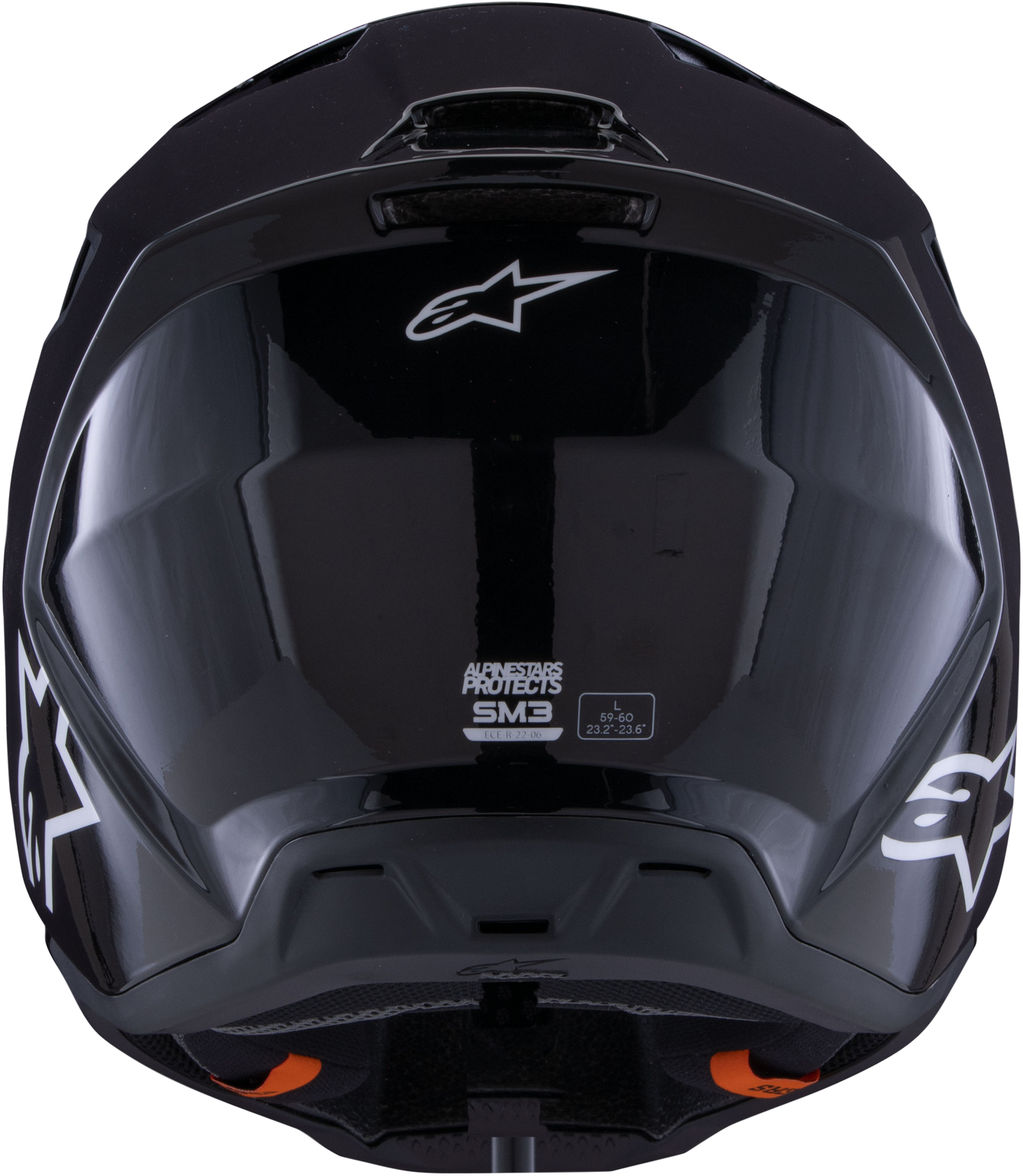 Sm3 Solid Helmet Black Glossy Xs
