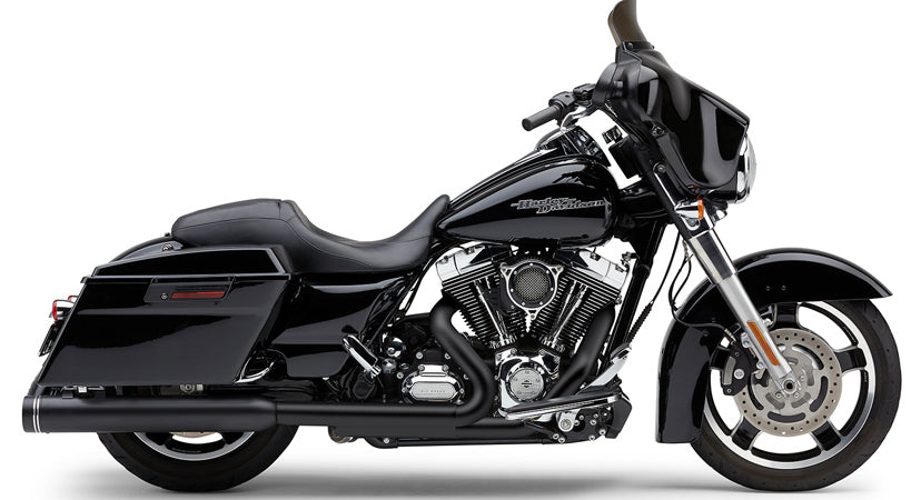 4" Groove Tip Slip On Black Flh/Flt 95 16