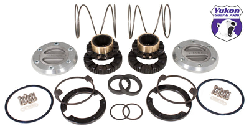 Yukon Gear Hardcore Locking Hub Set For Dana 44 / GM &amp; Ford 1/2 &amp; 3/4 Ton / 19 Spline