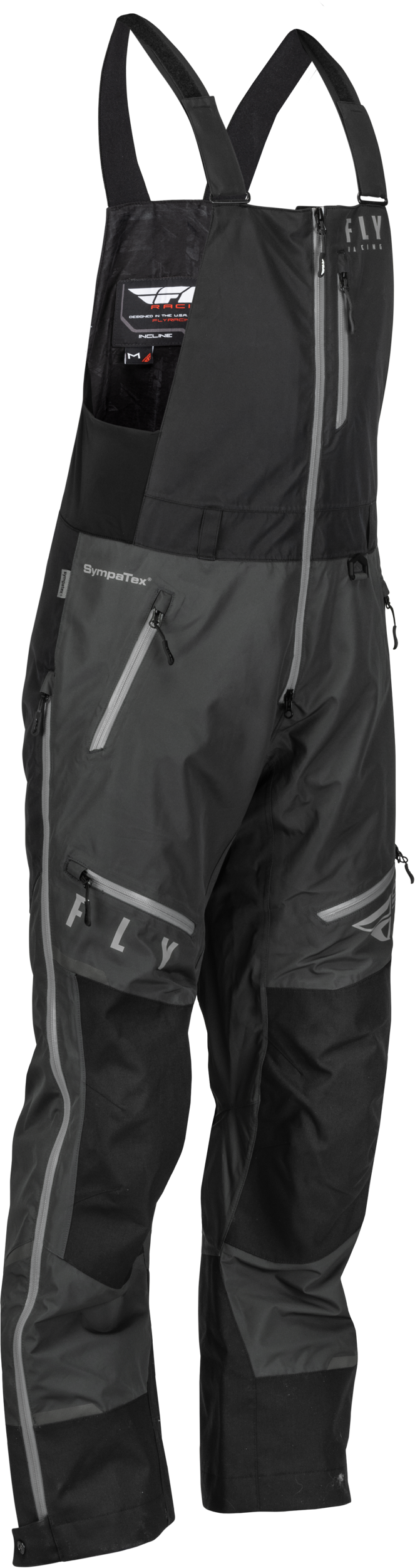 Incline Bib Black/Charcoal 2x