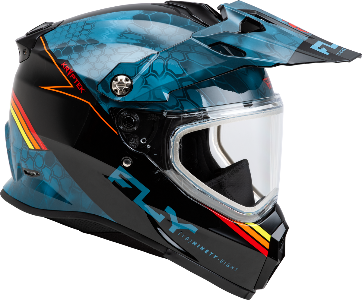 Trekker Cw Conceal Helmet Dual Shld Slate/Black/Red Xl
