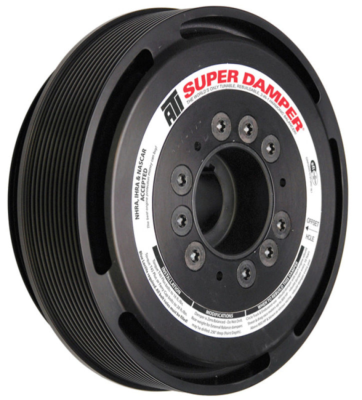 ATI Damper - 7.425in - Steel LW - 8 &amp; 4 Grv - LS1-2-3-6 &amp; L76 - 97-13 - Y Body &amp; SS &amp; G8 - 3 Ring