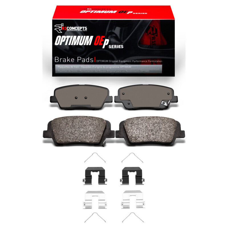 R1 2015-2020 Kia Sorento Rear R1 Optimum OE Pads &amp; Hardware Kit