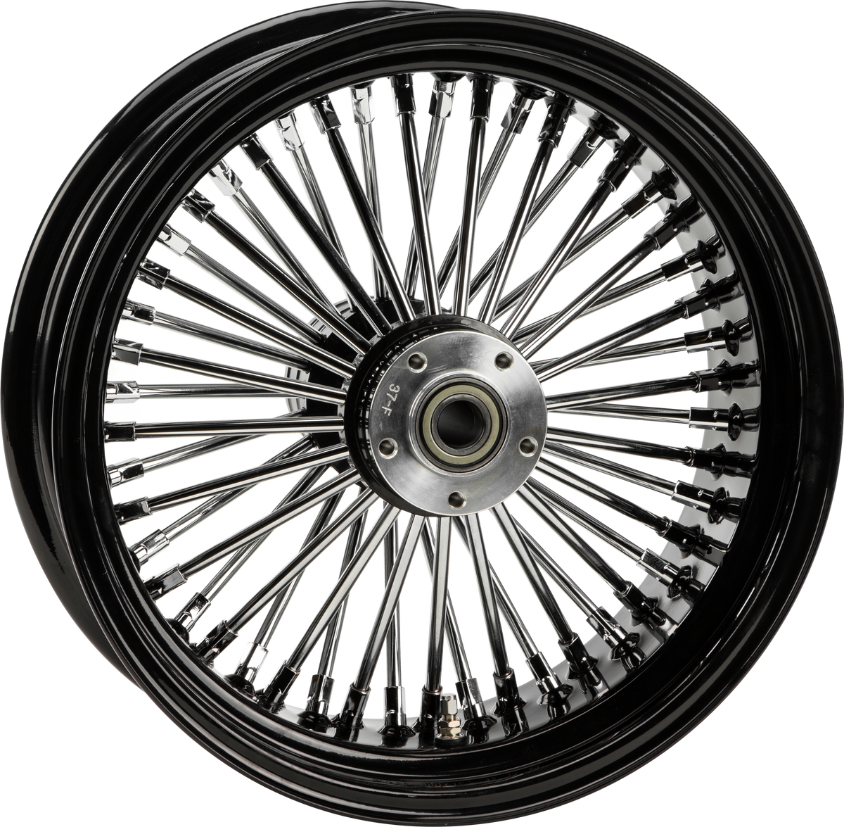 Fr 48 Spk Sd Black 18x3.5 Wg Hub 3/4&quot; Axl 00 Ltr
