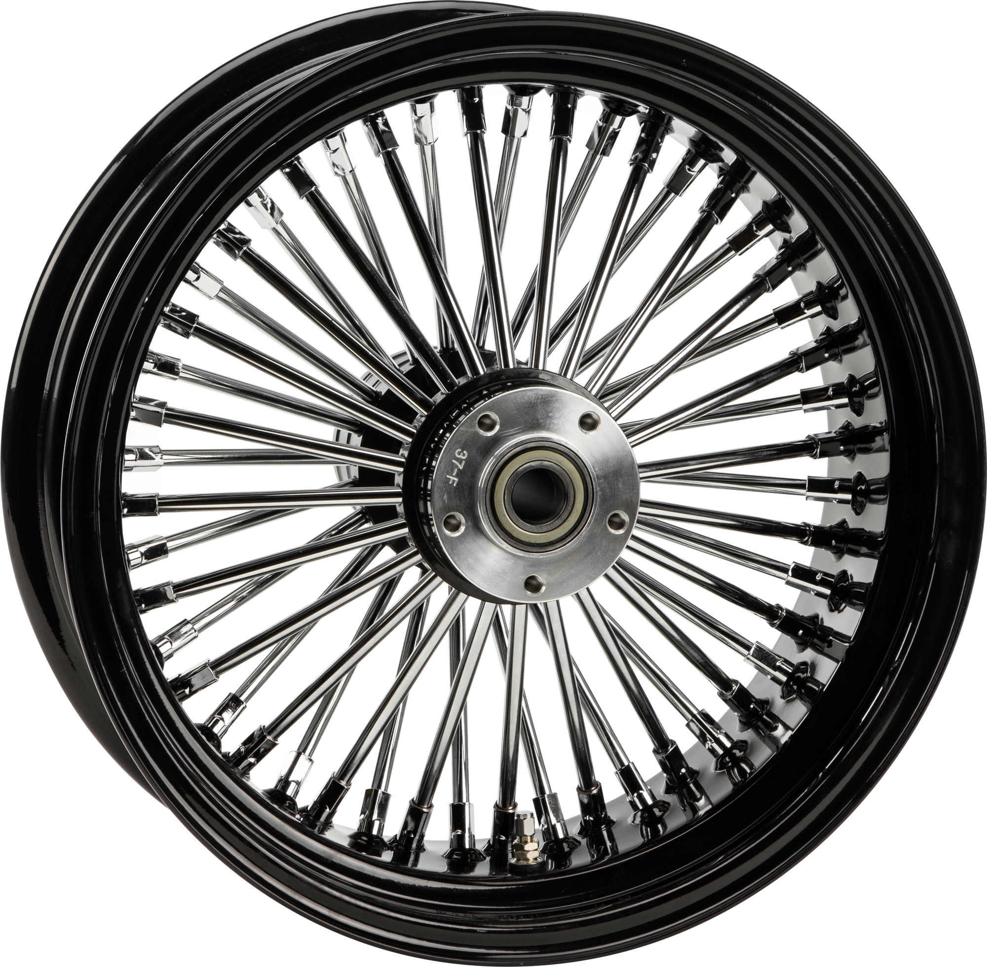 Fr 48 Spk Sd Black 18x3.5 Wg Hub 3/4" Axl 00 Ltr