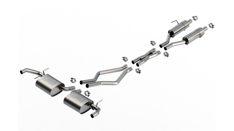 Borla 22-24 Jeep Grand Cherokee Overland Summit V6 2WD &amp; 4WD S-TYPE Cat-Back Exhaust