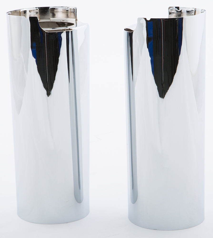 Uppr Fork Tube Cvrs Chrome +2" Touring 14 Up