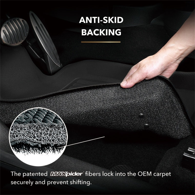 3D MAXpider 12-18 BMW 3 Series Sedan (F30) RWD Kagu Black Full Set