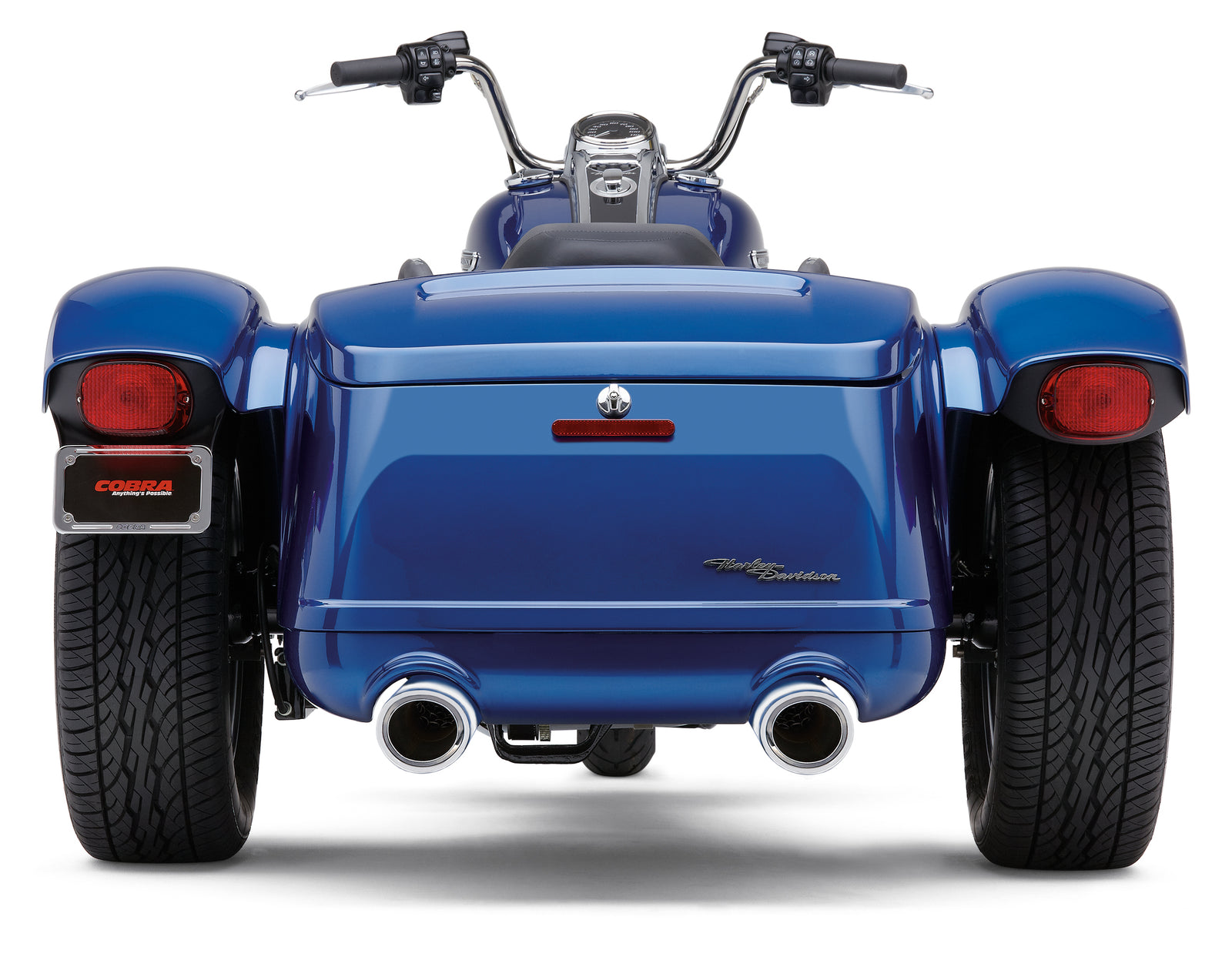 909 Twins 4" Slip Ons Chrome Freewheeler 15 22