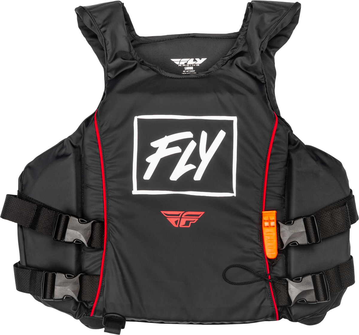 Pullover Flotation Vest Black/White/Red Sm