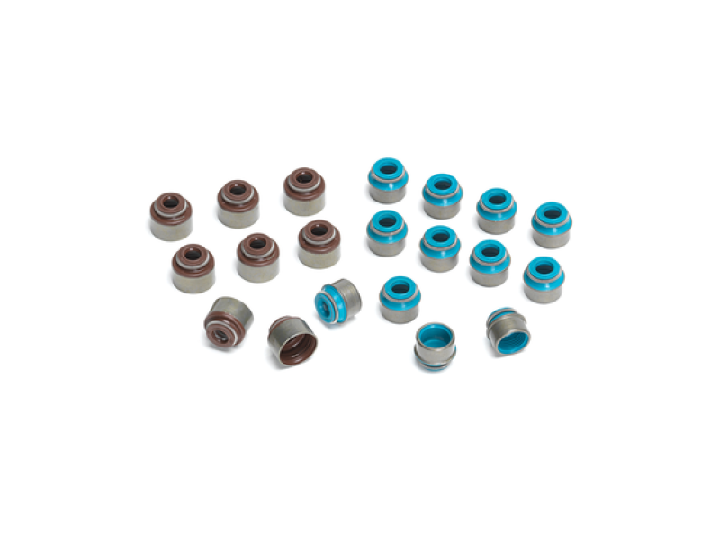 Supertech Honda 7mm Viton Intake &amp; Exhaust Valve Stem Seal - Set of 12