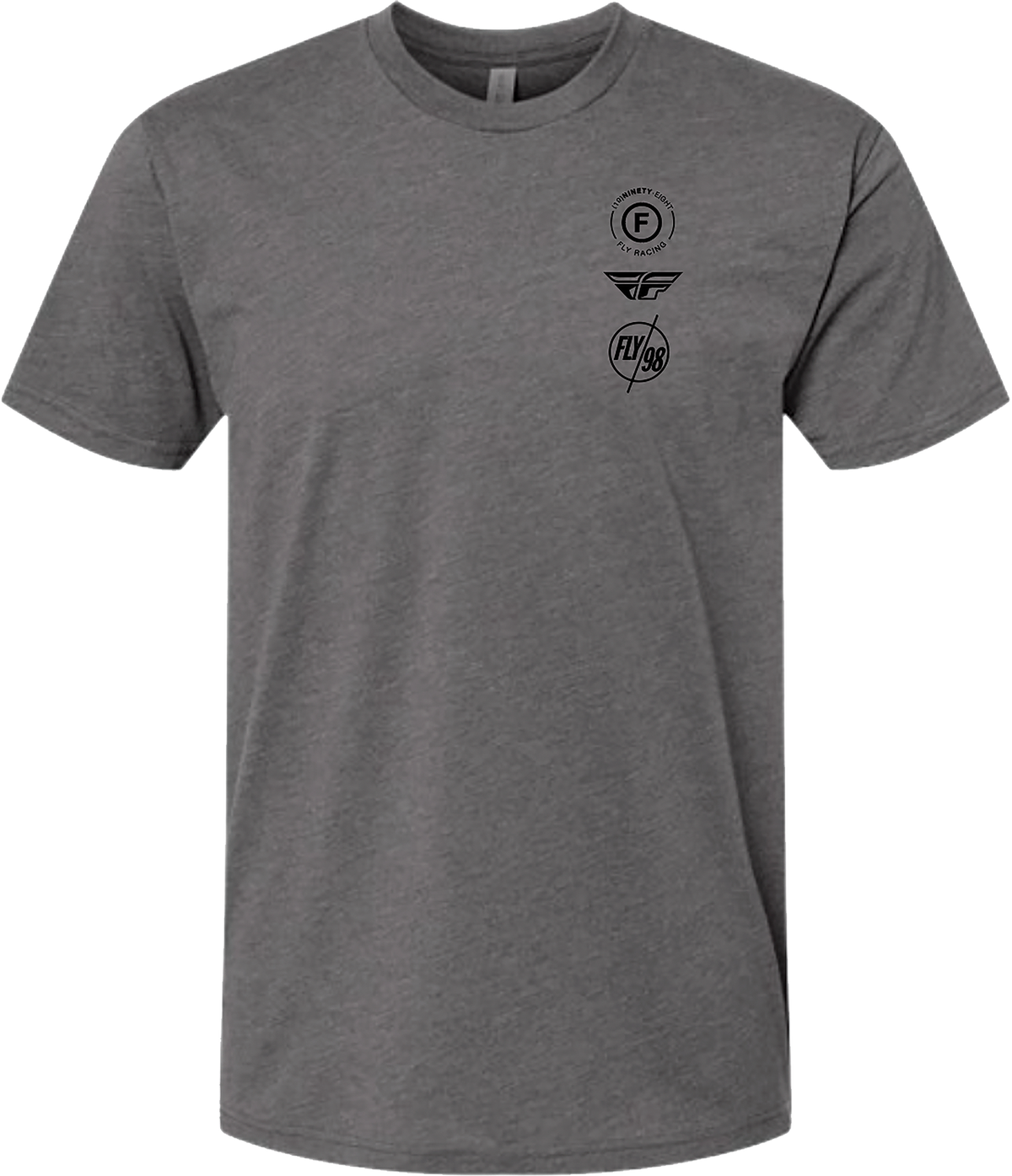 Fly Atom Tee Gunmetal Heather 2x