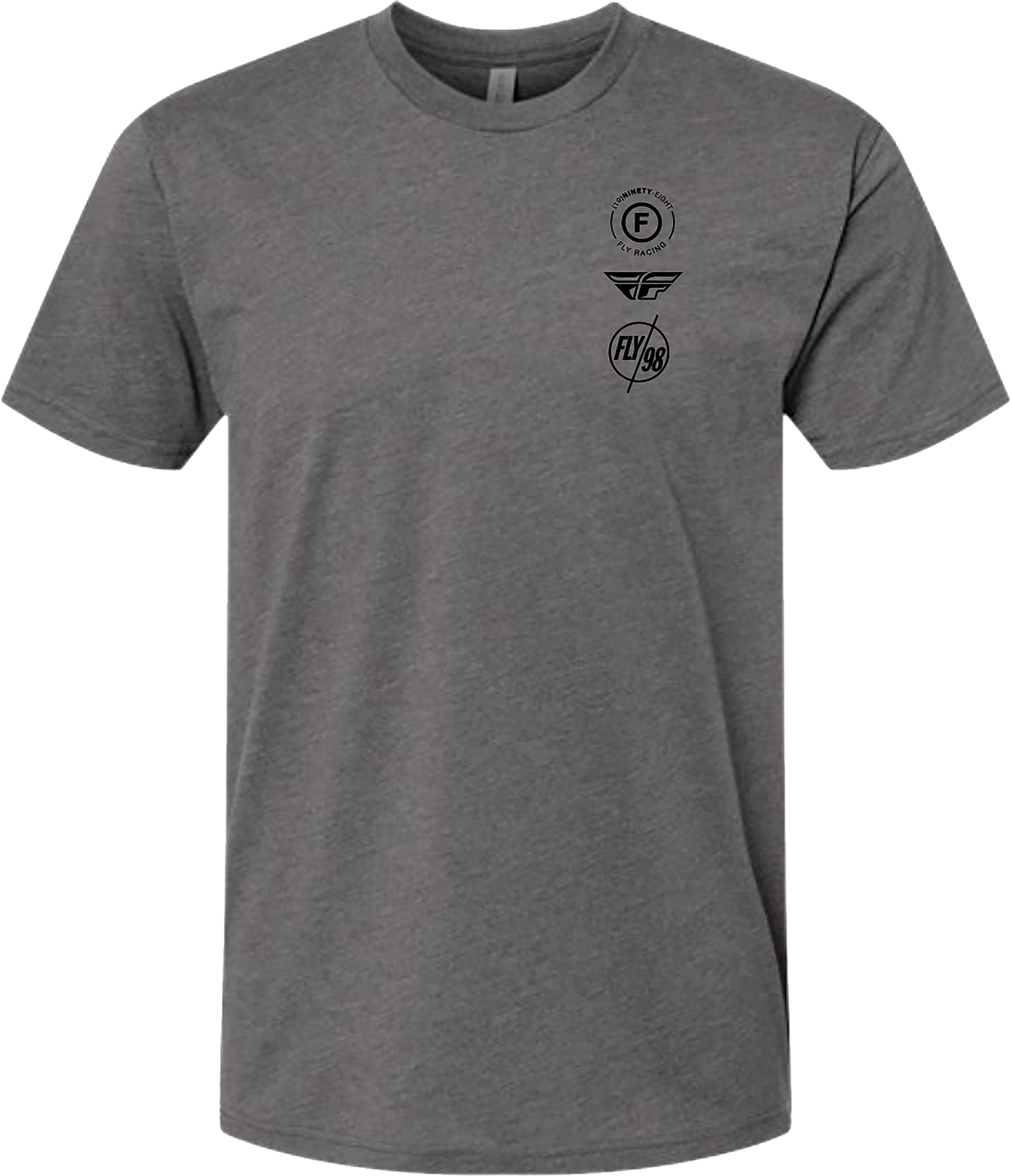 Fly Atom Tee Gunmetal Heather Md